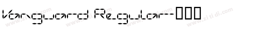 Vanguard Regular字体转换